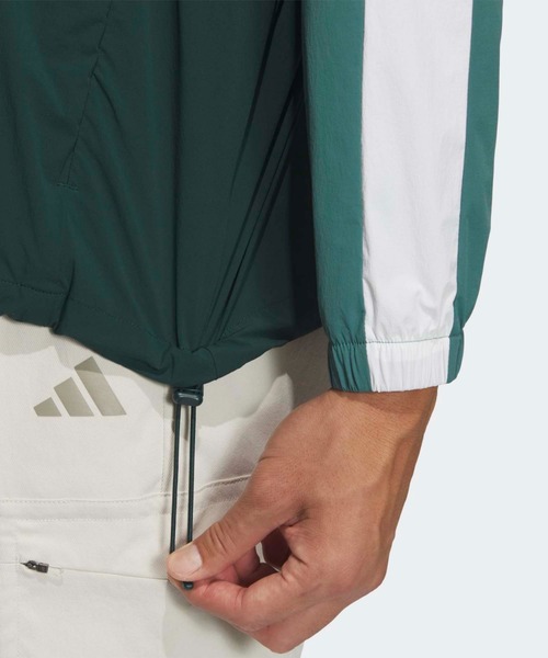 adidas(アディダス)の「クオータージップ フード プルオーバー 長袖【adidas Golf/アディダスゴルフ】(ブルゾン・メンズ・ブルー・SMALL/MEDIUM/X-LARGE/LARGE/XX-LARGE)」の6枚目の写真