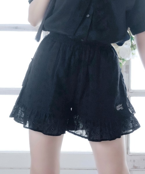 Whinny(ホワイニー)の「Whinny/【2026夏新作♪】メレンゲしゅがーパンティ(その他パンツ・レディース・ブラック/ホワイト・FREE)」の2枚目の写真