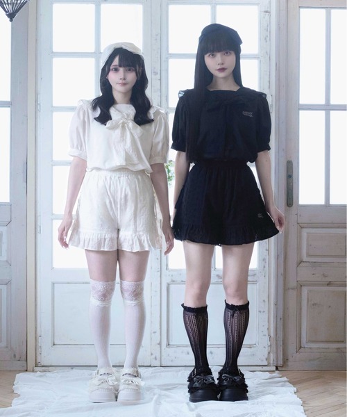 Whinny(ホワイニー)の「Whinny/【2026夏新作♪】メレンゲしゅがーパンティ(その他パンツ・レディース・ブラック/ホワイト・FREE)」の13枚目の写真