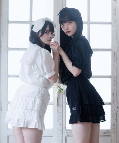 Whinny(ホワイニー)の「Whinny/【2026夏新作♪】メレンゲしゅがーパンティ(その他パンツ・レディース・ブラック/ホワイト・FREE)」の14枚目の写真