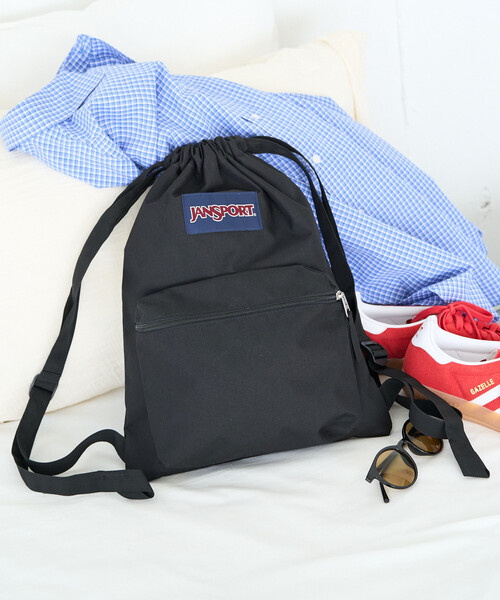 FREAK'S STORE(フリークスストア)の「限定展開 JANSPORT/ジャンスポーツ DRAW SACK / ドローサック(バックパック/リュック・レディース・レッド/パープル/ブラック/ネイビー・ONE SIZE)」の8枚目の写真