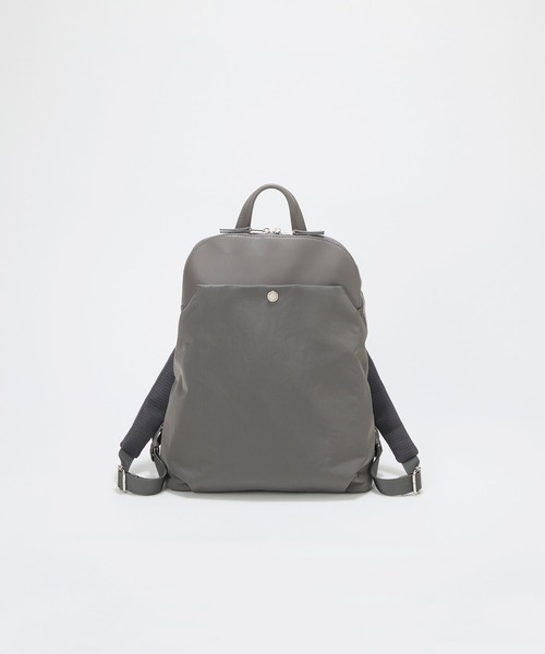 Breath TOPKAPI(ブレストプカピ)の「【Breath TOPKAPI】NEST ネスト リンクルナイロン リュック バックパック A4 / 撥水(バックパック/リュック・レディース・ブラック/グレー・FREE)」の2枚目の写真