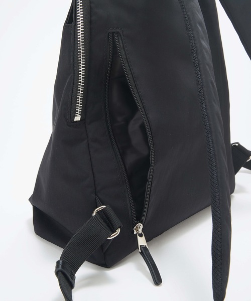 Breath TOPKAPI(ブレストプカピ)の「【Breath TOPKAPI】NEST ネスト リンクルナイロン リュック バックパック A4 / 撥水(バックパック/リュック・レディース・ブラック/グレー・FREE)」の11枚目の写真