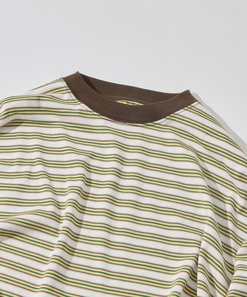 is-ness(イズネス)の「【is-ness/イズネス】Balloon Border Long-sleeve T-Shirt(Tシャツ/カットソー・メンズ・サックスブルー/ブラウン/ブルー・L/M)」の17枚目の写真