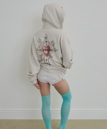 SCULPTOR（スカルプター）の「Beaded Saint Hoodie Zip-Up（パーカー）」