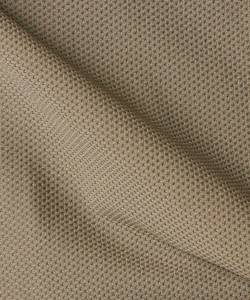 COMME CA MEN（コムサメン）の「【接触冷感・防しわ】レノクロストリコット ジップアップパーカ（ブルゾン・メンズ・ベージュ/ブラウン・M/L）」の3枚目の写真
