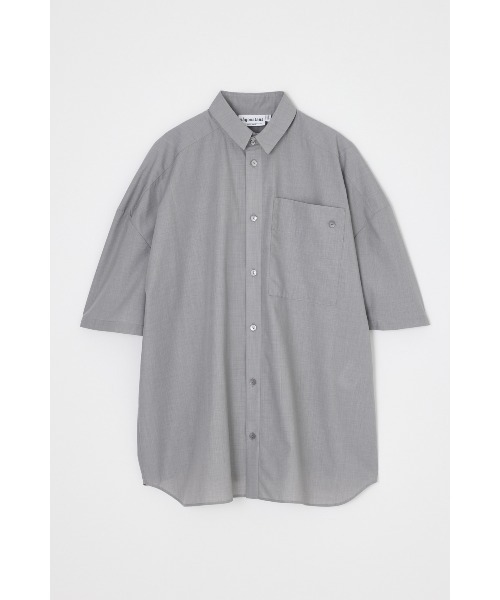 nagonstans(ナゴンスタンス)の「stand shirt(シャツ/ブラウス・レディース・ホワイト/ライトブルー/杢グレー・MEDIUM)」の2枚目の写真