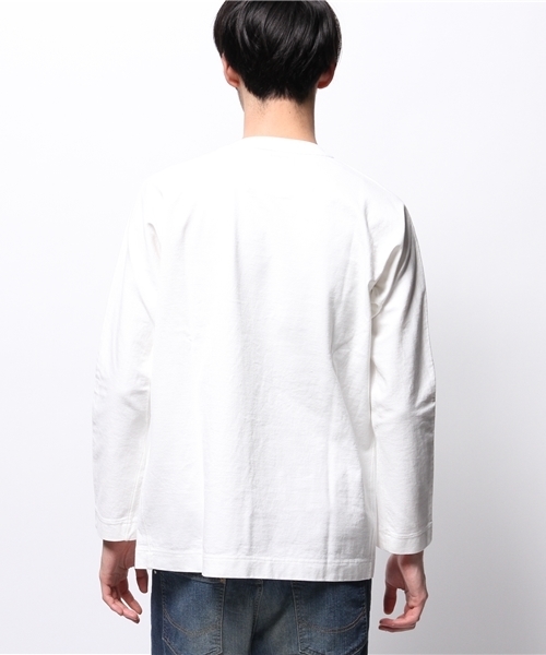 ESTNATION（エストネーション）の「ESTNATION 度詰ドルマンスリーブロングＴシャツ（Tシャツ/カットソー・メンズ・グレー/ホワイト/ブラック・LARGE/MEDIUM）」の7枚目の写真