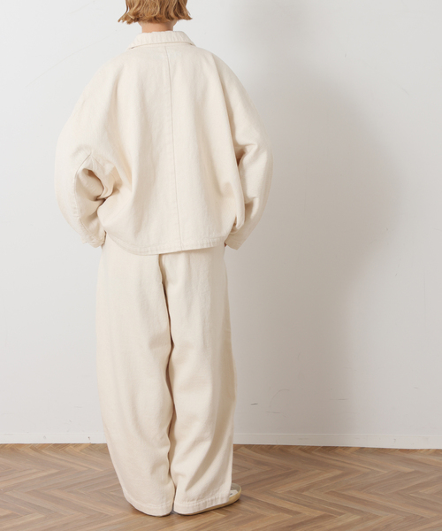 JOURNAL STANDARD LUXE（ジャーナルスタンダード　ラックス）の「MATEY’s ルーズデニムパンツ（その他パンツ・レディース・ブラック/ホワイト・FREE）」の17枚目の写真
