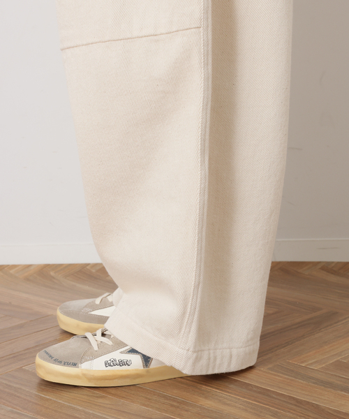 JOURNAL STANDARD LUXE（ジャーナルスタンダード　ラックス）の「MATEY’s ルーズデニムパンツ（その他パンツ・レディース・ブラック/ホワイト・FREE）」の9枚目の写真