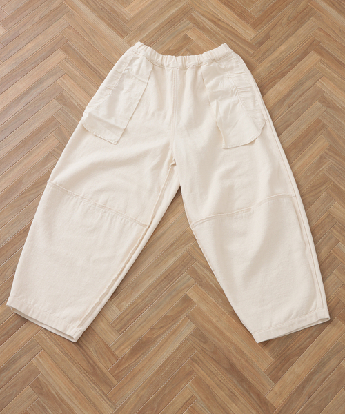 JOURNAL STANDARD LUXE（ジャーナルスタンダード　ラックス）の「MATEY’s ルーズデニムパンツ（その他パンツ・レディース・ブラック/ホワイト・FREE）」の3枚目の写真