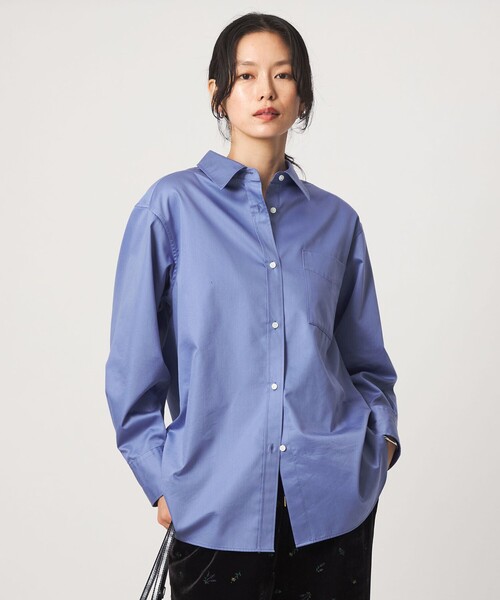green label relaxing（グリーンレーベルリラクシング）の「＜1_OF MINE＞シャツ（シャツ/ブラウス・レディース・オフホワイト/その他1/コバルトブルー・FREE）」の5枚目の写真