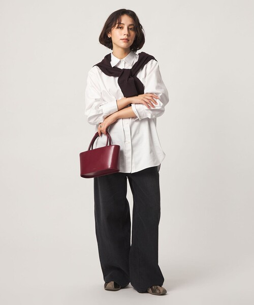 green label relaxing（グリーンレーベルリラクシング）の「＜1_OF MINE＞シャツ（シャツ/ブラウス・レディース・オフホワイト/その他1/コバルトブルー・FREE）」の10枚目の写真