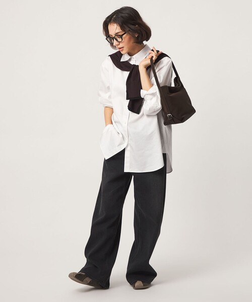 green label relaxing（グリーンレーベルリラクシング）の「＜1_OF MINE＞シャツ（シャツ/ブラウス・レディース・オフホワイト/その他1/コバルトブルー・FREE）」の11枚目の写真