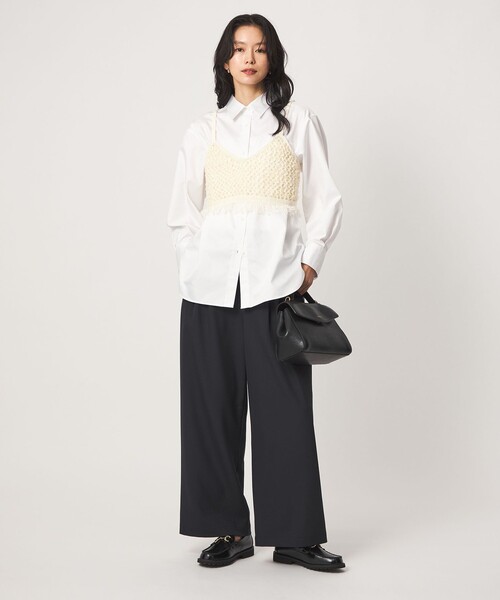 green label relaxing（グリーンレーベルリラクシング）の「＜1_OF MINE＞シャツ（シャツ/ブラウス・レディース・オフホワイト/その他1/コバルトブルー・FREE）」の16枚目の写真