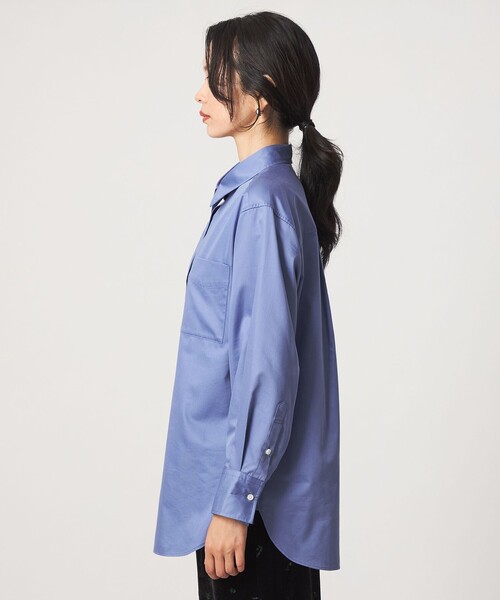 green label relaxing（グリーンレーベルリラクシング）の「＜1_OF MINE＞シャツ（シャツ/ブラウス・レディース・オフホワイト/その他1/コバルトブルー・FREE）」の22枚目の写真