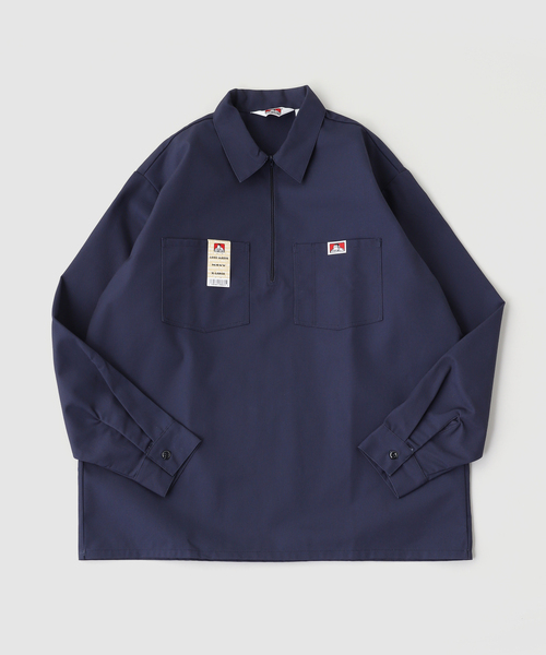 BEN DAVIS LS ST 1/2 Zip Shirt