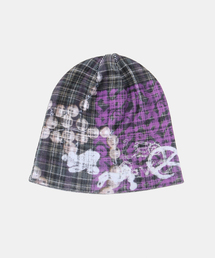 b.Eautiful（ビューティフル）の「b.Eautiful x LEO GON'DO Plaid Beanie（GREY）（ニットキャップ/ビーニー）」