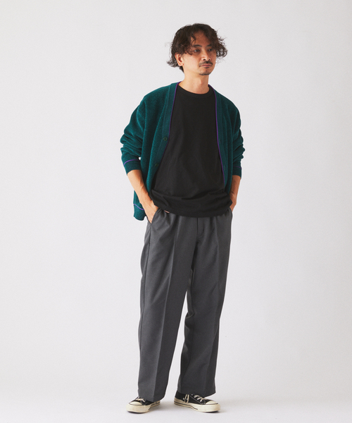 Dickies(ディッキーズ)の「《追加》Dickies / ディッキーズ 別注 ピンタック ワイドスラックス(スラックス・メンズ・チャコールグレー/ブラック/ブラウン・LARGE/MEDIUM)」の8枚目の写真