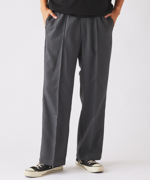 Dickies(ディッキーズ)の「《追加》Dickies / ディッキーズ 別注 ピンタック ワイドスラックス(スラックス・メンズ・チャコールグレー/ブラック/ブラウン・LARGE/MEDIUM)」の9枚目の写真