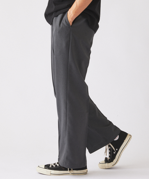 Dickies(ディッキーズ)の「《追加》Dickies / ディッキーズ 別注 ピンタック ワイドスラックス(スラックス・メンズ・チャコールグレー/ブラック/ブラウン・LARGE/MEDIUM)」の10枚目の写真