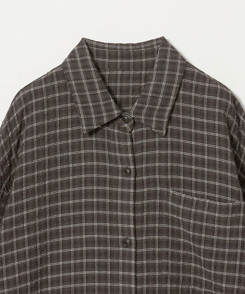 BEAUTY&YOUTH UNITED ARROWS(ビューティーアンドユースユナイテッドアローズ)の「レーヨンブレンド チェック オーバーサイズシャツ(シャツ/ブラウス・レディース・ライトピンク/ブラック/クリーム・FREE)」の17枚目の写真