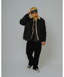 BIG MIKE（ビッグマイク）の「BIG MIKE ビッグマイク /26秋冬新作 コットンナイロン ボアジャケット ワークブルゾン //// 102646701（ブルゾン）」