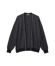 HYSTERIC GLAMOUR | LEOPARD柄ジャカード スタッズカーディガン(カーディガン/ボレロ)