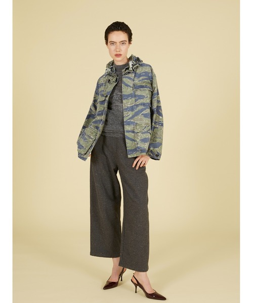 crinkle crinkle crinkle(クリンクルクリンクルクリンクル)の「【 crinkle crinkle crinkle 】 frill collar camo jacket / フリルカラーミリタリージャケット(ミリタリージャケット・レディース・ネイビー・X-LARGE)」の12枚目の写真
