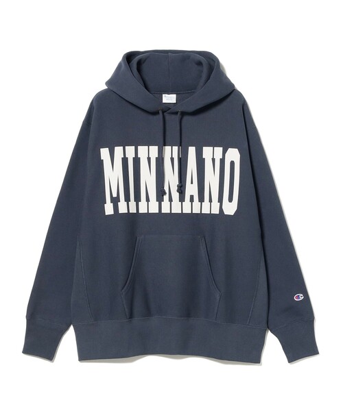 【別注】Champion × MIN-NANO / スウェット フーディー 別注】Champion × MIN-NANO / スウェット フーディー（スウェット