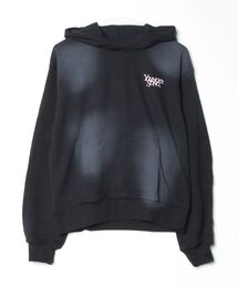 universal logo powder spray hoodie