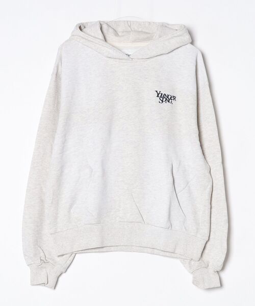 younger song（ヤンガーソング）の「universal logo powder spray hoodie（スウェット・メンズ・Navy/ネイビー系/ヘザーグレー/PINK/レオパード/Black・LARGE/MEDIUM/SMALL）」の2枚目の写真