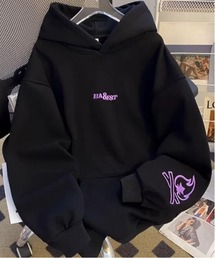 DSワンポイント刺繍プルオーバーパーカー