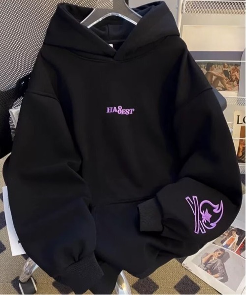 DOUBLE STEAL(ダブルスティール)の「DSワンポイント刺繍プルオーバーパーカー(パーカー・メンズ・ホワイト/ブラック・X-LARGE/LARGE/MEDIUM)」の2枚目の写真