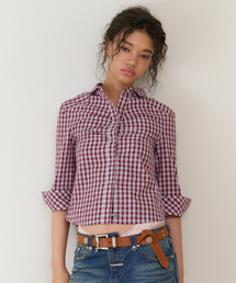 THREE-QUARTER SLEEVE SHIRTS (W) RED