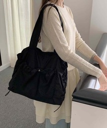 Liaa/ドローストリング メッシュポケット トートバッグ A18855