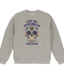 Ol' Basics（オールベーシックス）の「Ol' Basics（オール・ベーシックス） トレーナー メンズ レディース ユニセックス スウェット 死者の日 ドクロ 骸骨 プリント スウェットシャツ スエット プルオーバー トップス アメカジ（スウェット）」