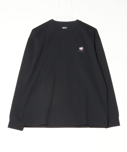 PEANUTS(ピーナッツ)の「ピーナッツ PEANUTS アイヒート 長袖Tシャツ(Tシャツ/カットソー・メンズ・ネイビー/ブラック/ホワイト・M/S/LL/L/3L)」の3枚目の写真