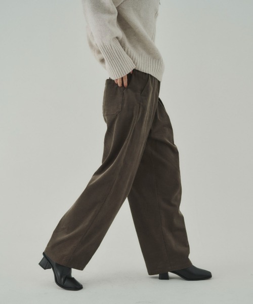 SOYEN(ソイエン)の「コーデュロイパンツ(その他パンツ・レディース・ブラウン/ブルー・M/S)」の8枚目の写真