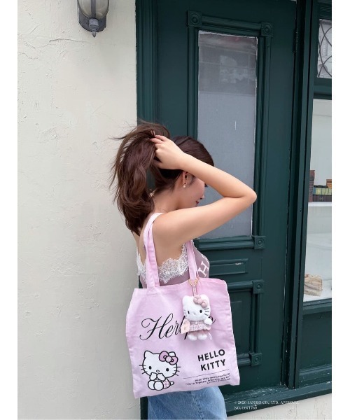 Her lip to(ハーリップトゥー)の「HLT x Hello Kitty Lace-Trim Camisole(キャミソール・レディース・ローズ/グレー/ホワイト系・M/S)」の13枚目の写真