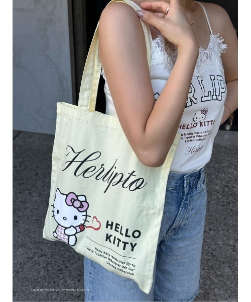Her lip to(ハーリップトゥー)の「HLT x Hello Kitty Lace-Trim Camisole(キャミソール・レディース・ローズ/グレー/ホワイト系・M/S)」の22枚目の写真