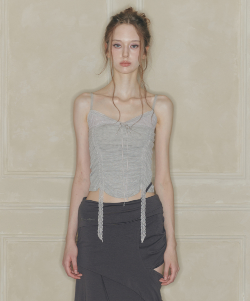 PAIN OR PLEASURE(ペインオアプレジャー)の「TWILIGHT TOP グレー(Tシャツ/カットソー・レディース・その他・SMALL/MEDIUM)」の2枚目の写真