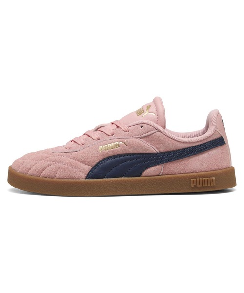 PUMA(プーマ)の「PUMA/プーマ スニーカー PUMA CLUB 2 INDOOR SD プーマ クラブ2 インドア エスディー 404465(スニーカー・レディース・ブラック/ピンク・23.0cm/24.0cm/25.0cm/22.5cm/23.5cm/24.5cm)」の2枚目の写真