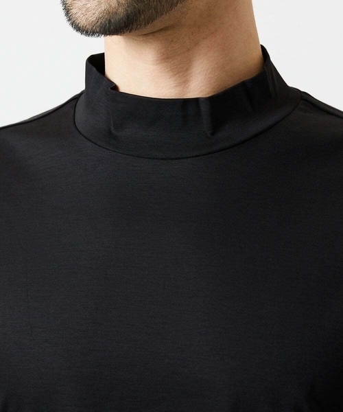MICHEL KLEIN HOMME   （ミッシェルクランオム）の「モックネック長袖カットソー（Tシャツ/カットソー・メンズ・ホワイト/ブラック/ダークグレー・MEDIUM/LARGE/X-LARGE）」の7枚目の写真