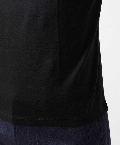 MICHEL KLEIN HOMME   （ミッシェルクランオム）の「モックネック長袖カットソー（Tシャツ/カットソー・メンズ・ホワイト/ブラック/ダークグレー・MEDIUM/LARGE/X-LARGE）」の5枚目の写真