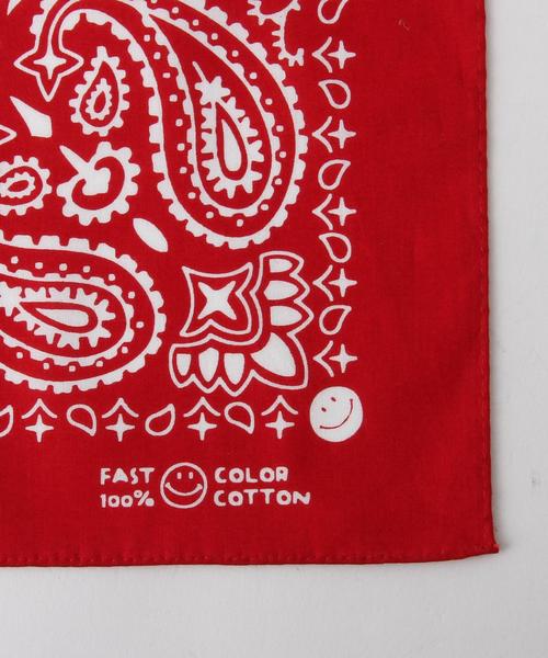 BEAUTY&YOUTH UNITED ARROWS（ビューティーアンドユースユナイテッドアローズ）の「【別注】BY JACKSON MATISSE バンダナ ◆（バンダナ/スカーフ・レディース・ホワイト/レッド/ブラック・FREE）」の5枚目の写真