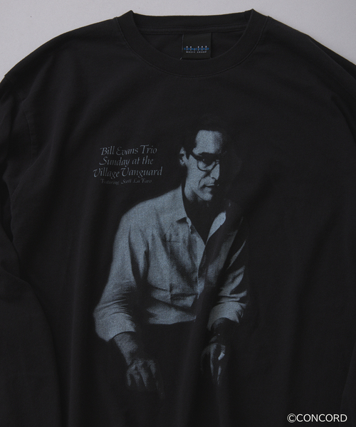 JOURNAL STANDARD relume(ジャーナルスタンダード レリューム)の「Bill Evans / ビル・エヴァンス 別注 グラフィック ロンT(Tシャツ/カットソー・メンズ・ブラック/ホワイト/ブラック系その他/グレー・LARGE/MEDIUM)」の19枚目の写真