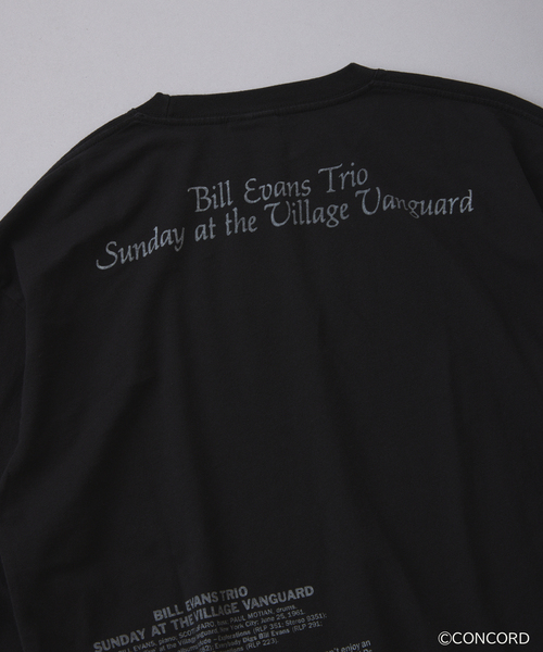 JOURNAL STANDARD relume(ジャーナルスタンダード レリューム)の「Bill Evans / ビル・エヴァンス 別注 グラフィック ロンT(Tシャツ/カットソー・メンズ・ブラック/ホワイト/ブラック系その他/グレー・LARGE/MEDIUM)」の21枚目の写真