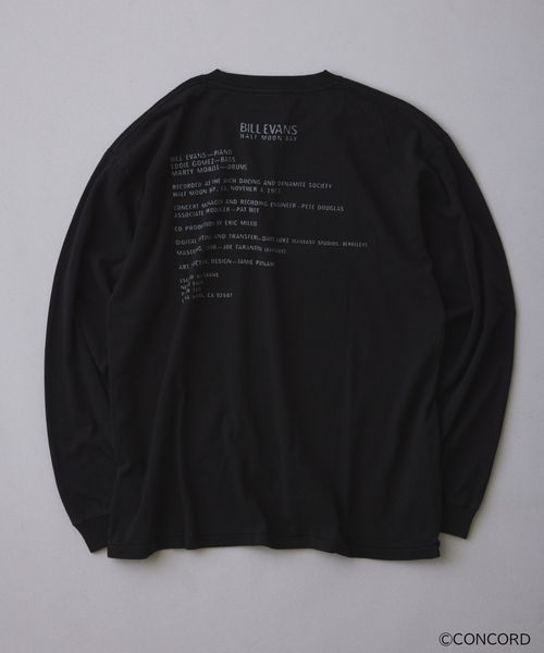 JOURNAL STANDARD relume(ジャーナルスタンダード レリューム)の「Bill Evans / ビル・エヴァンス 別注 グラフィック ロンT(Tシャツ/カットソー・メンズ・ブラック/ホワイト/ブラック系その他/グレー・LARGE/MEDIUM)」の11枚目の写真