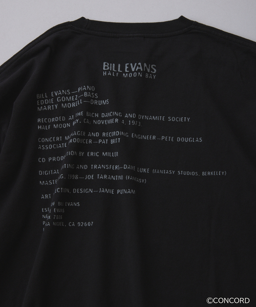 JOURNAL STANDARD relume(ジャーナルスタンダード レリューム)の「Bill Evans / ビル・エヴァンス 別注 グラフィック ロンT(Tシャツ/カットソー・メンズ・ブラック/ホワイト/ブラック系その他/グレー・LARGE/MEDIUM)」の12枚目の写真